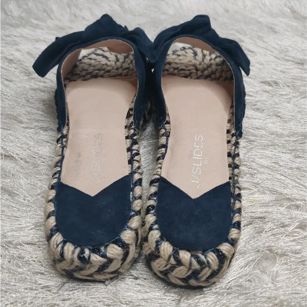 J/SLIDES blue espadrilles